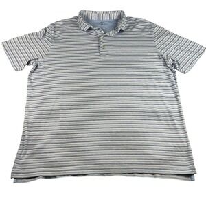 Johnnie-O Top Shelf Polo Shirt‎ Men's XL Striped Short Sleeve Casual Golf